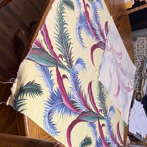 Tropical Leaf Print Fabric